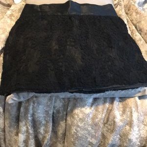 LBK Beautiful Black Lace skirt! Size XL